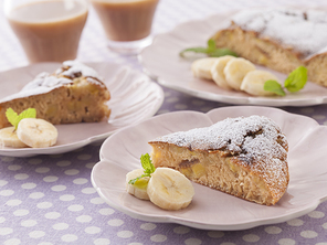 フライパンでかんたん！紅茶バナナケーキ