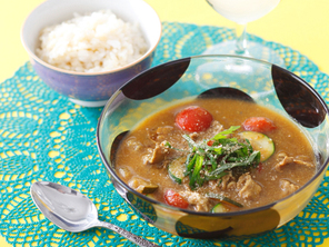 カレー風味の冷汁